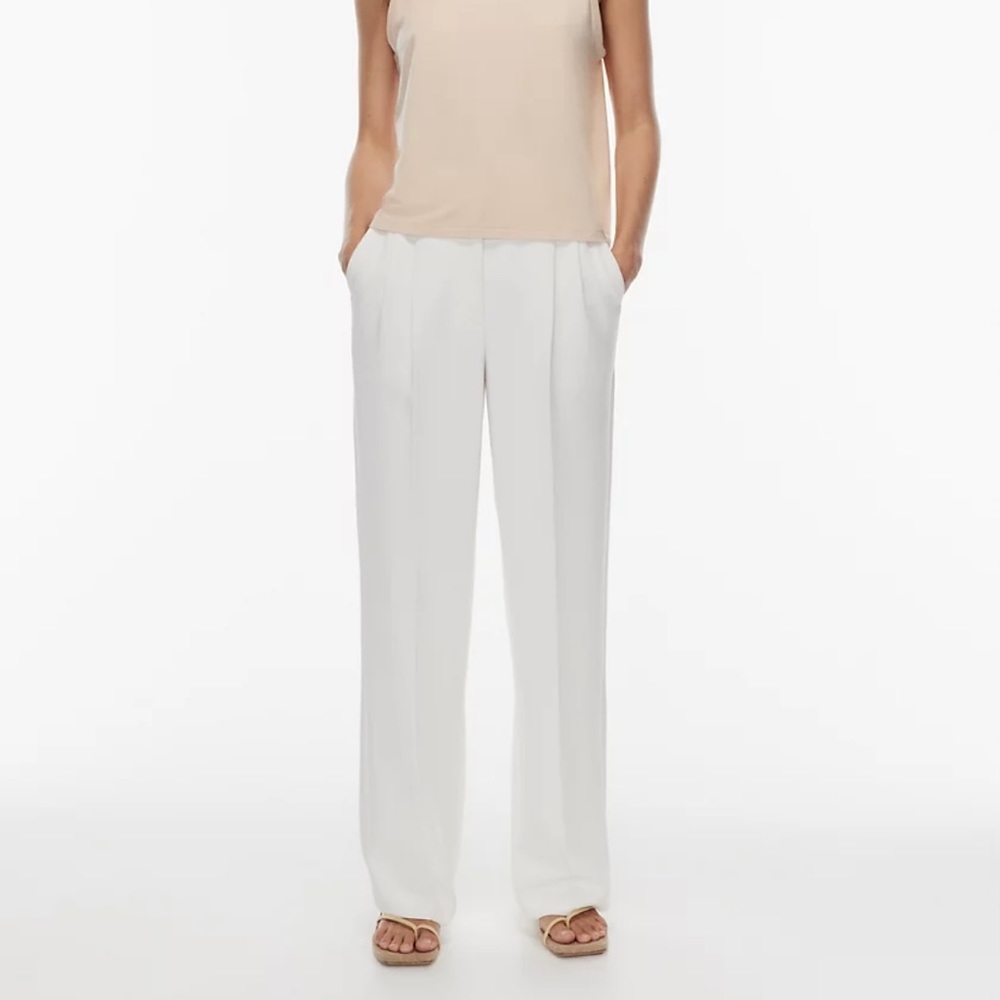Aritzia wilfred effortless pant size 6 in light birch